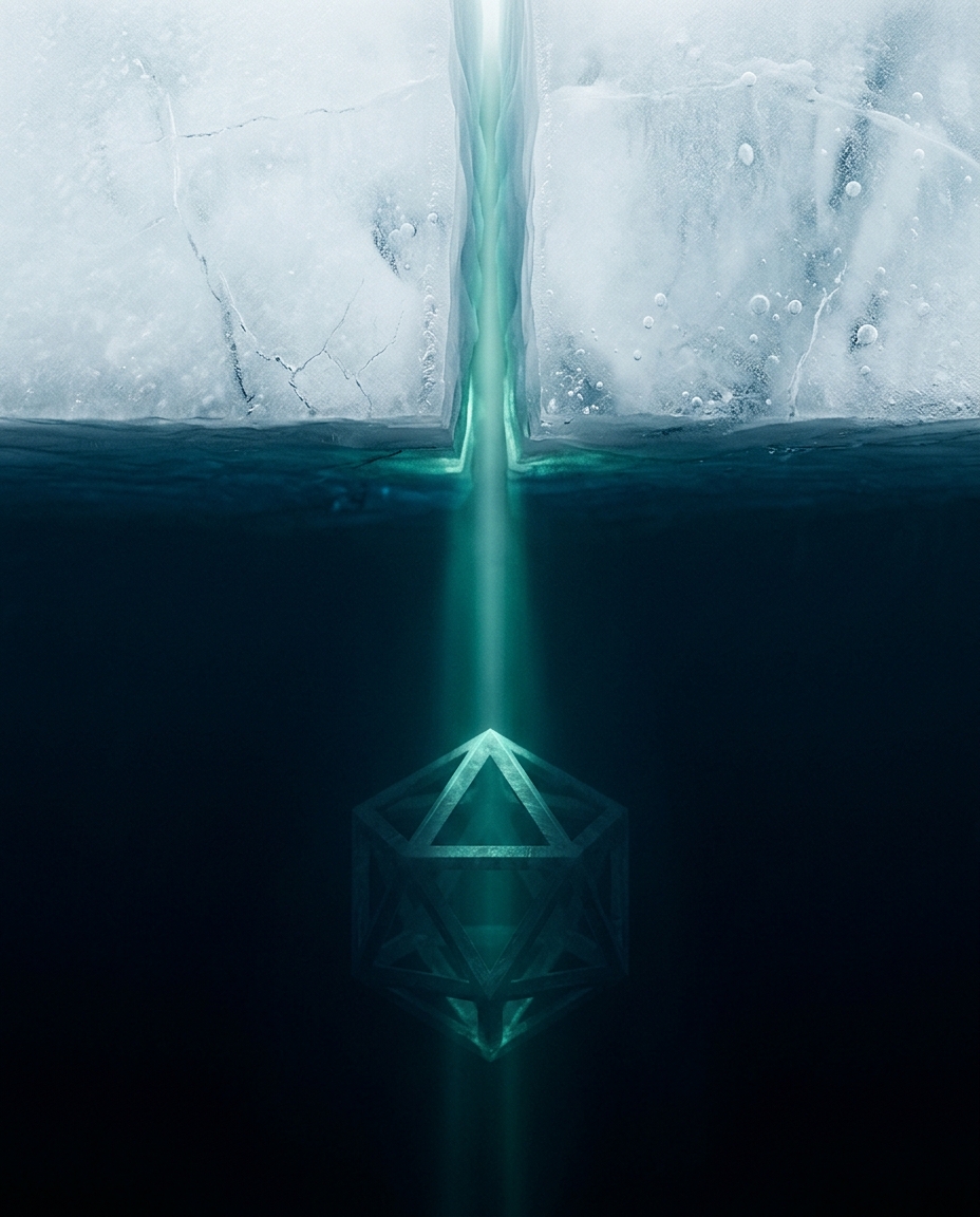 Una geometría bajo 2.8 km de hielo